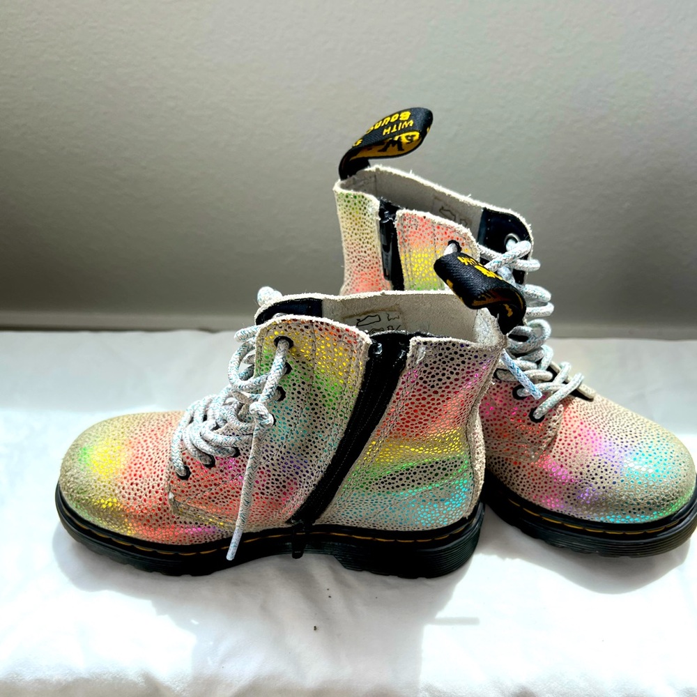 Metallic Rainbow Dr. Martens
